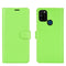 For WIKO View 5 Litchi Texture Horizontal Flip Protective Case with Holder & Card Slots & Wallet(Green)