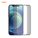 5 PCS ENKAY Hat-Prince Anti-drop Full Glue Tempered Glass Full Screen Film Anti-fall Protector For iPhone 12 / 12 Pro