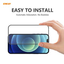 5 PCS ENKAY Hat-Prince Anti-drop Full Glue Tempered Glass Full Screen Film Anti-fall Protector For iPhone 12 / 12 Pro