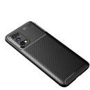 For OPPO Realme 7 Pro Carbon Fiber Texture Shockproof TPU Case(Black)