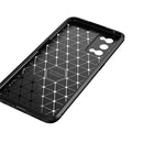 For OPPO Realme 7 Pro Carbon Fiber Texture Shockproof TPU Case(Black)