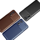 For OPPO Realme 7 Pro Carbon Fiber Texture Shockproof TPU Case(Black)