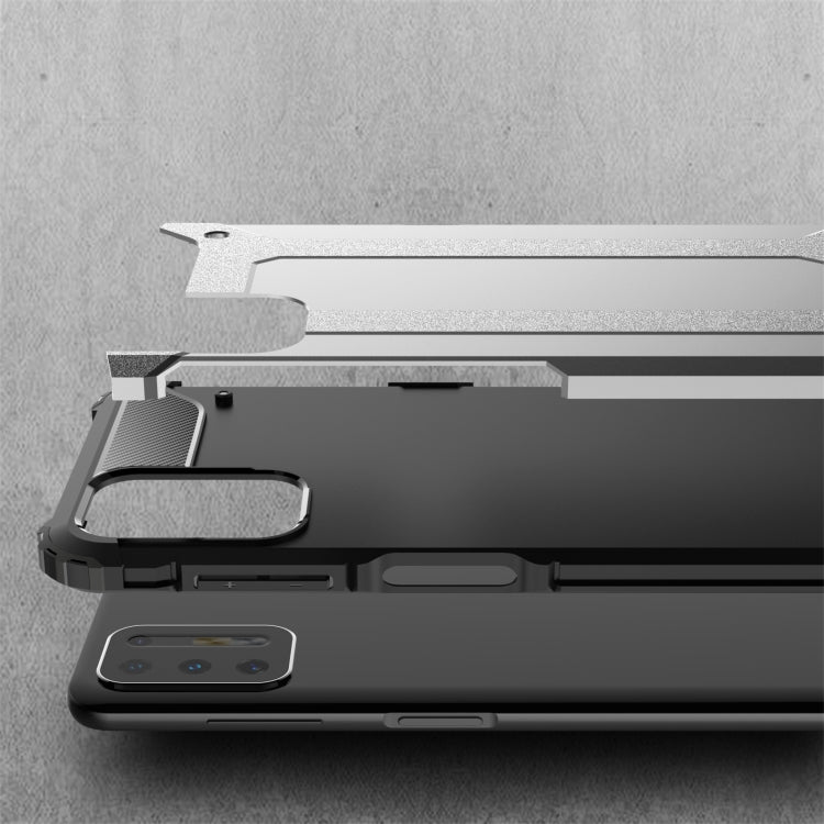 For Motorola Moto G9 Plus Magic Armor TPU + PC Combination Case(Rose Gold)