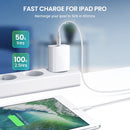 2 in 1 PD 20W Single USB-C / Type-C Port Travel Charger + 3A PD3.0 USB-C / Type-C to 8 Pin Fast Charge Data Cable Set, Cable Length: 1m, EU Plug