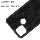 For Google Pixel 4a 5G Shockproof Sewing Cow Pattern Skin PC + PU + TPU Case(Black)