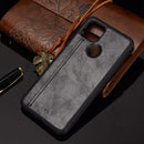 For Google Pixel 4a 5G Shockproof Sewing Cow Pattern Skin PC + PU + TPU Case(Black)