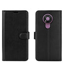 For Nokia 3.4 Litchi Texture Horizontal Flip Protective Case with Holder & Card Slots & Wallet(Black)