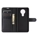 For Nokia 3.4 Litchi Texture Horizontal Flip Protective Case with Holder & Card Slots & Wallet(Black)