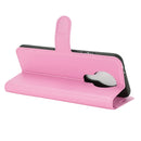 For Nokia 3.4 Litchi Texture Horizontal Flip Protective Case with Holder & Card Slots & Wallet(Pink)