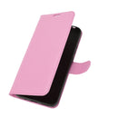 For Nokia 3.4 Litchi Texture Horizontal Flip Protective Case with Holder & Card Slots & Wallet(Pink)
