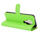 For Nokia 3.4 Litchi Texture Horizontal Flip Protective Case with Holder & Card Slots & Wallet(Green)