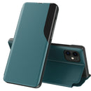 Side Display Magnetic Shockproof Horizontal Flip Leather Case with Holder For iPhone 12 mini(Green)