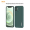 For iPhone 12 mini Hat-Prince ENKAY ENK-PC067 Liquid Silicone Straight Edge Shockproof Protective Case(Light Green)