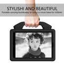For iPad Mini 5/4/3/2/1 EVA Material Children Flat Anti Falling Cover Protective Shell With Thumb Bracket(Black)