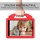 For iPad Mini 5/4/3/2/1 EVA Material Children Flat Anti Falling Cover Protective Shell With Thumb Bracket(Red)