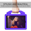 For iPad Mini 5/4/3/2/1 EVA Material Children Flat Anti Falling Cover Protective Shell With Thumb Bracket(Purple)