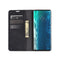 For Motorola Moto Edge Retro-skin Business Magnetic Suction Leather Case with Holder & Card Slots & Wallet(Black)