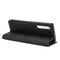 For Motorola Moto Edge Retro-skin Business Magnetic Suction Leather Case with Holder & Card Slots & Wallet(Black)
