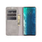 For Motorola Moto Edge Retro-skin Business Magnetic Suction Leather Case with Holder & Card Slots & Wallet(Grey)
