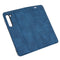 For Motorola Moto Edge Retro-skin Business Magnetic Suction Leather Case with Holder & Card Slots & Wallet(Dark Blue)