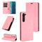 For Motorola Moto Edge Retro-skin Business Magnetic Suction Leather Case with Holder & Card Slots & Wallet(Pink)