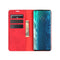 For Motorola Moto Edge Retro-skin Business Magnetic Suction Leather Case with Holder & Card Slots & Wallet(Red)
