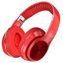 T&G VJ320 Bluetooth 5.0 Head-mounted Foldable Wireless Headphones Support TF Card with Mic(Red)
