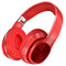 T&G VJ320 Bluetooth 5.0 Head-mounted Foldable Wireless Headphones Support TF Card with Mic(Red)