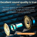 T&G VJ320 Bluetooth 5.0 Head-mounted Foldable Wireless Headphones Support TF Card with Mic(Red)