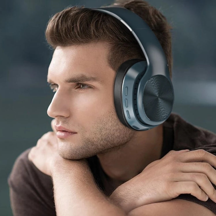 T&G VJ320 Bluetooth 5.0 Head-mounted Foldable Wireless Headphones Support TF Card with Mic(Red)