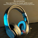 T&G VJ320 Bluetooth 5.0 Head-mounted Foldable Wireless Headphones Support TF Card with Mic(Red)