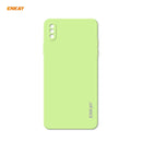 ENKAY ENK-PC072 Hat-Prince Liquid Silicone Straight Edge Shockproof Protective Case For iPhone XS Max(Light Green)