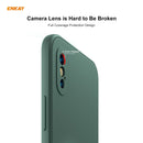 ENKAY ENK-PC072 Hat-Prince Liquid Silicone Straight Edge Shockproof Protective Case For iPhone XS Max(Light Green)