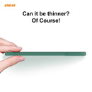 ENKAY ENK-PC072 Hat-Prince Liquid Silicone Straight Edge Shockproof Protective Case For iPhone XS Max(Light Green)