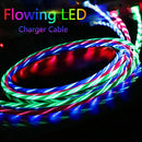 USB to Micro USB 360-degree Magnetic Attraction Colorful Streamer Data Cable, Cable Length: 1m(Green)