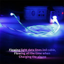 USB to Micro USB 360-degree Magnetic Attraction Colorful Streamer Data Cable, Cable Length: 1m(Red)