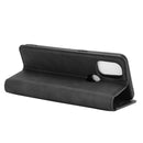 For OnePlus Nord N10 5G Retro-skin Business Magnetic Suction Leather Case with Holder & Card Slots & Wallet(Black)