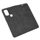 For OnePlus Nord N10 5G Retro-skin Business Magnetic Suction Leather Case with Holder & Card Slots & Wallet(Black)