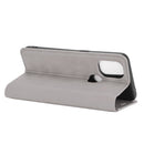 For OnePlus Nord N10 5G Retro-skin Business Magnetic Suction Leather Case with Holder & Card Slots & Wallet(Grey)