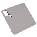 For OnePlus Nord N10 5G Retro-skin Business Magnetic Suction Leather Case with Holder & Card Slots & Wallet(Grey)