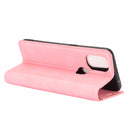 For OnePlus Nord N10 5G Retro-skin Business Magnetic Suction Leather Case with Holder & Card Slots & Wallet(Pink)