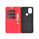 For OnePlus Nord N10 5G Retro-skin Business Magnetic Suction Leather Case with Holder & Card Slots & Wallet(Red)