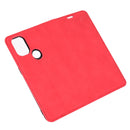 For OnePlus Nord N10 5G Retro-skin Business Magnetic Suction Leather Case with Holder & Card Slots & Wallet(Red)