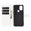 For OnePlus Nord N10 5G Litchi Texture Horizontal Flip Protective Case with Holder & Card Slots & Wallet(White)