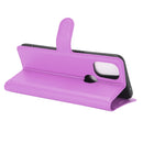 For OnePlus Nord N10 5G Litchi Texture Horizontal Flip Protective Case with Holder & Card Slots & Wallet(Purple)