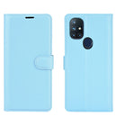 For OnePlus Nord N10 5G Litchi Texture Horizontal Flip Protective Case with Holder & Card Slots & Wallet(Blue)