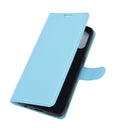 For OnePlus Nord N10 5G Litchi Texture Horizontal Flip Protective Case with Holder & Card Slots & Wallet(Blue)