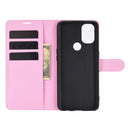 For OnePlus Nord N10 5G Litchi Texture Horizontal Flip Protective Case with Holder & Card Slots & Wallet(Pink)