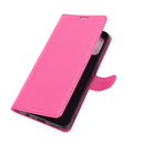 For OnePlus Nord N10 5G Litchi Texture Horizontal Flip Protective Case with Holder & Card Slots & Wallet(Rose Red)