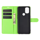 For OnePlus Nord N10 5G Litchi Texture Horizontal Flip Protective Case with Holder & Card Slots & Wallet(Green)